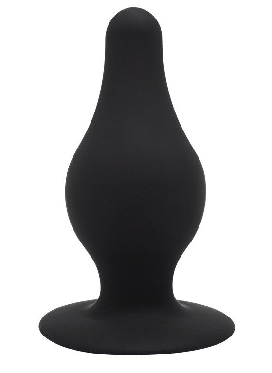 Черная малая анальная пробка SileXD - 7,2 см. купить в секс шопе