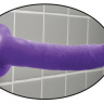 Фиолетовый фаллоимитатор 7  Slim Dillio - 19,7 см. купить в секс шопе