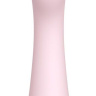Нежно-розовый вибратор LISA с рельефной головкой - 19,3 см. купить в секс шопе