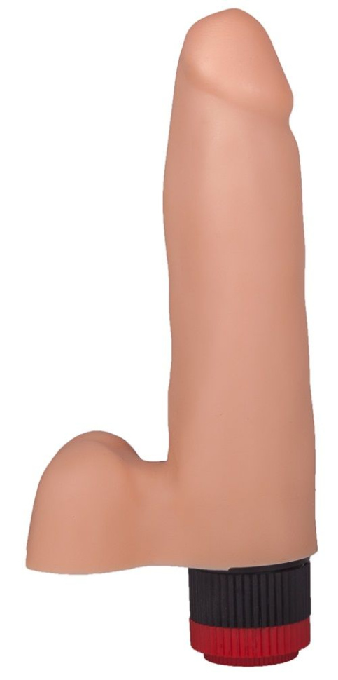 Реалистичный фаллоимитатор с вибрацией - 16,6 см. купить в секс шопе