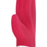 Красный перезаряжаемый вибратор LADY Bi - 22,5 см. купить в секс шопе