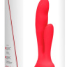 Красный вибратор G-Spot and Clitoral Vibrator Flair - 17,5 см. купить в секс шопе