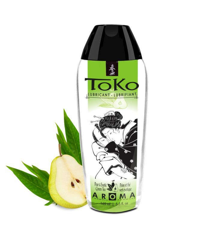 Интимный гель TOKO Pear   Exotic Green Tea с ароматом груши и зеленого чая - 165 мл. купить в секс шопе