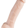 Телесный фаллоимитатор на присоске Cesar - 17,5 см. купить в секс шопе