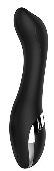 Черный вибратор-реалистик NAGHI NO.31 - 15 см. купить в секс шопе