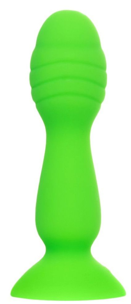 Зеленая анальная втулка Terg - 10 см. купить в секс шопе