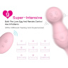 Нежно-розовые вагинальные шарики VAVA с пультом ДУ купить в секс шопе