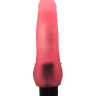 Розовый гелевый вибратор с шипами у основания - 17,8 см. купить в секс шопе