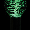 Прозрачная, светящаяся в темноте анальная пробка  Glass Plug Large - 9,7 см. купить в секс шопе