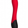 Красный вибратор Lynx для стимуляции точки G с нагревом - 20,8 см. купить в секс шопе