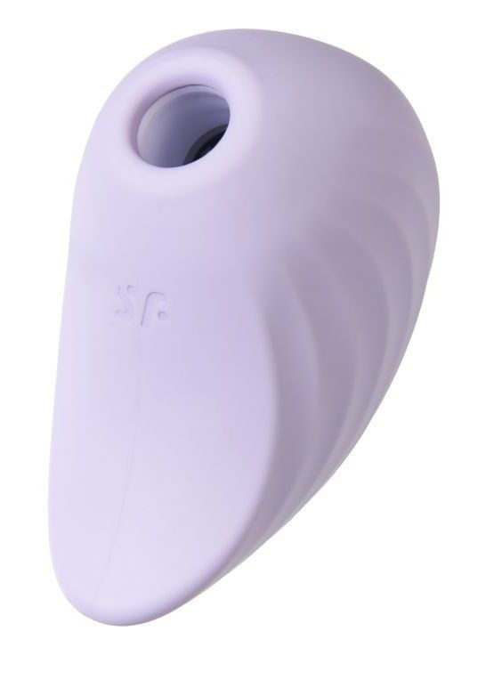 Сиреневый вакуум-волновой стимулятор клитора Satisfyer Pearl Diver купить в секс шопе