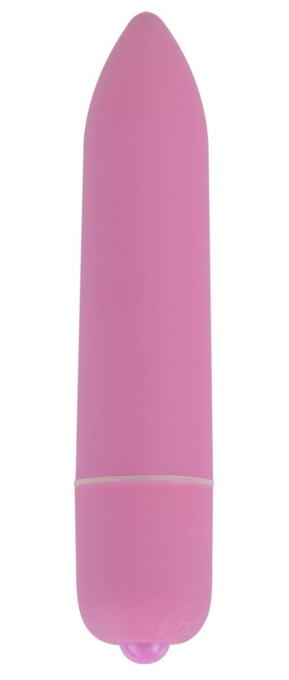 Розовая удлинённая вибропуля Power Bullet Pink - 8,3 см. купить в секс шопе