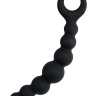 Черная анальная цепочка Carina - 19 см. купить в секс шопе