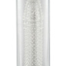 Прозрачная закрытая насадка с шишечками - 14,5 см. купить в секс шопе