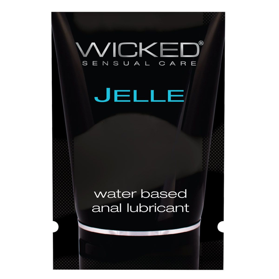 Анальный лубрикант Wicked Jelle на водной основе - 3 мл. купить в секс шопе