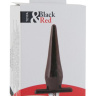 Черная водонепроницаемая вибровтулка Black Red - 12,7 см. купить в секс шопе
