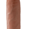 Кофейный фаллоимитатор-гигант на присоске 14  Cock - 36 см. купить в секс шопе