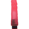 Гелевый вибромассажёр в форме фаллоса - 17,5 см. купить в секс шопе