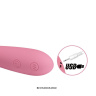 Нежно-розовый вибратор с загнутой продолговатой головкой Grace - 12,6 см. купить в секс шопе