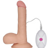 Вибратор-реалистик с выносным пультом The Ultra Soft Dude - 19 см. купить в секс шопе