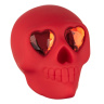 Красный вибромассажер в форме черепа Bone Head Handheld Massager купить в секс шопе