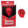 Красный вибромассажер в форме черепа Bone Head Handheld Massager купить в секс шопе