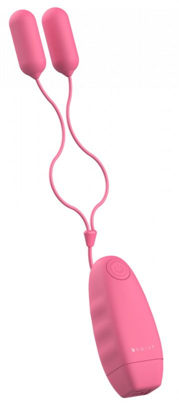 Розовые виброяйца Bnear Classic с пультом управления купить в секс шопе