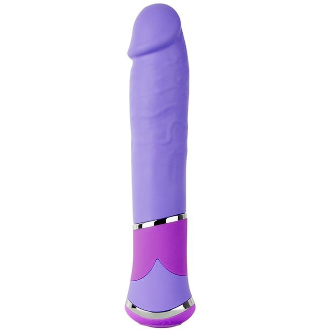 Фиолетовый анальный вибратор-реалистик BOOTYFUL NUDE VIBE PURPLE купить в секс шопе