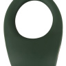Зеленое эрекционное виброкольцо Luxurious Vibro Cock Ring купить в секс шопе
