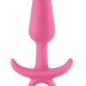 Розовая анальная пробка Firefly Prince Small - 10,9 см. купить в секс шопе