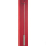 Красная шлёпалка Leather Square Tiped Crop с наконечником-квадратом - 56 см. купить в секс шопе