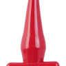 Красная водонепроницаемая вибровтулка - 12,7 см. купить в секс шопе