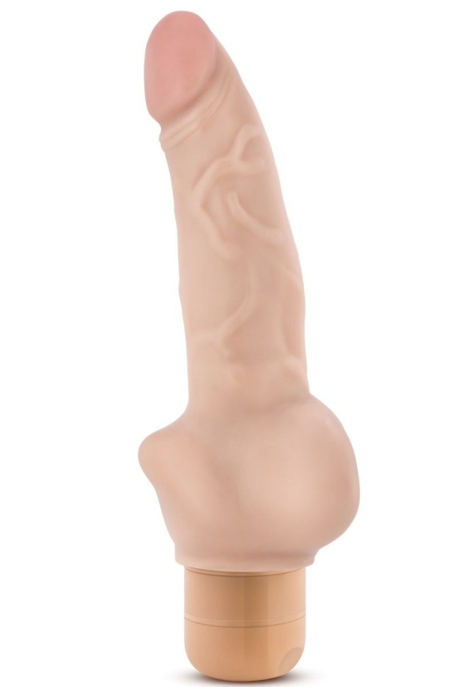 Реалистичный вибратор с широким основанием Dr. Skin Cock Vibe 12 - 20,3 см. купить в секс шопе