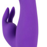Фиолетовый силиконовый вибратор типа rabbit Pure Lilac Vibes Rabbit - 18 см. купить в секс шопе