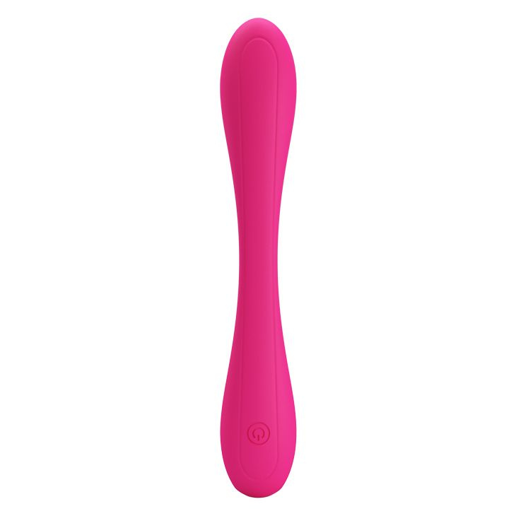 Розовый гнущийся водонепроницаемый вибратор Yedda - 17 см. купить в секс шопе
