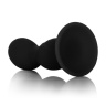 Черный анальный стимулятор Silicone Back End Play - 10,75 см. купить в секс шопе