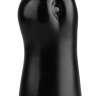 Черная анальная втулка в виде головы уточки - 19,5 см. купить в секс шопе