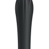 Чёрный миниатюрный вибромассажер Edward с усиками - 14,5 см. купить в секс шопе