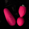 Розовые виброшарики TELLA с пультом-стимулятором купить в секс шопе
