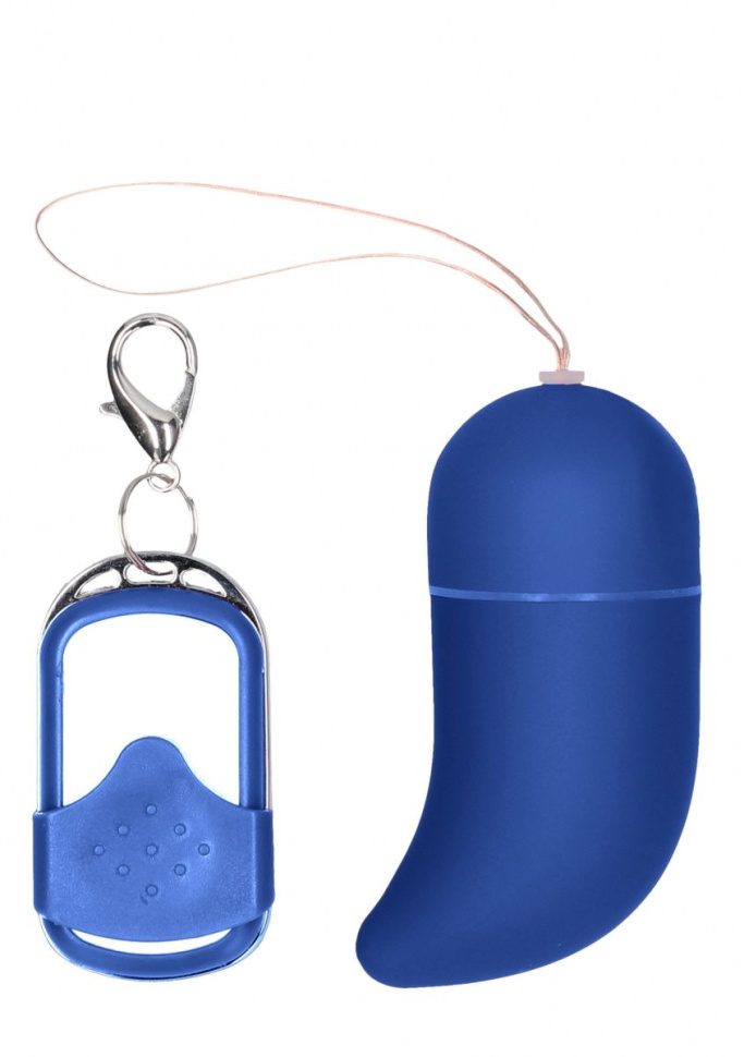 Синее виброяйцо Small Wireless Vibrating G-Spot Egg купить в секс шопе
