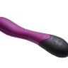Фиолетовый вибратор Lynx для стимуляции точки G с нагревом - 20,8 см. купить в секс шопе