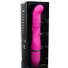 Розовый фигурный вибратор PURRFECT SILICONE DELUXE VIBE - 15 см. купить в секс шопе