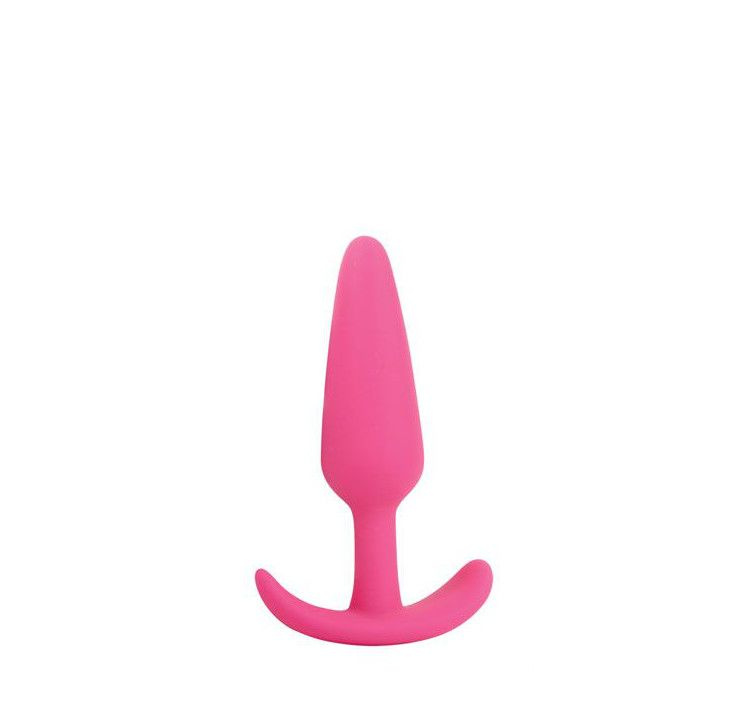 Розовая анальная втулка - 9,5 см. купить в секс шопе