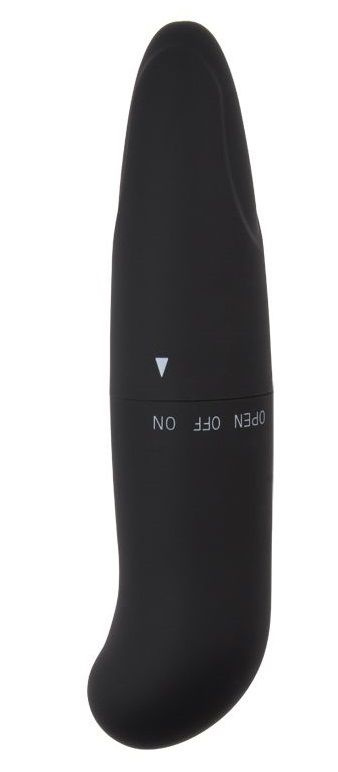 Черный вибратор Powerful Invigorate G-Spot - 12,5 см. купить в секс шопе