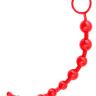 Красная анальная цепочка - 25 см. купить в секс шопе