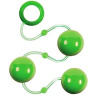 Зеленые анальные шарики Renegade Pleasure Balls купить в секс шопе