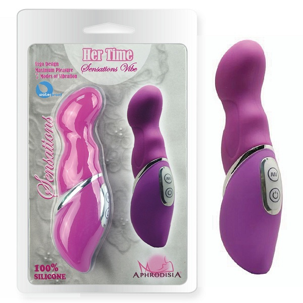 Розовый вибростимулятор для массажа точки G купить в секс шопе