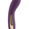 Фиолетовый изогнутый вибромассажёр Luminate Vibrator - 17 см. купить в секс шопе
