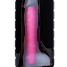 Прозрачно-розовый фаллоимитатор, светящийся в темноте, Clark Glow - 22 см. купить в секс шопе