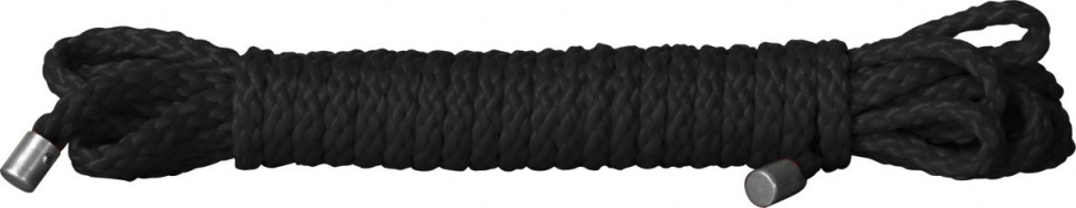 Черная веревка для бандажа Kinbaku - 10 м. купить в секс шопе